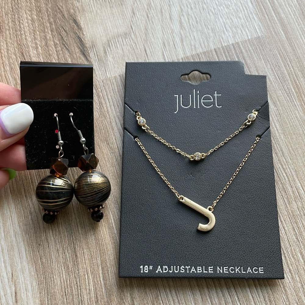 Juliet 18” Adjustable and statement Earrings